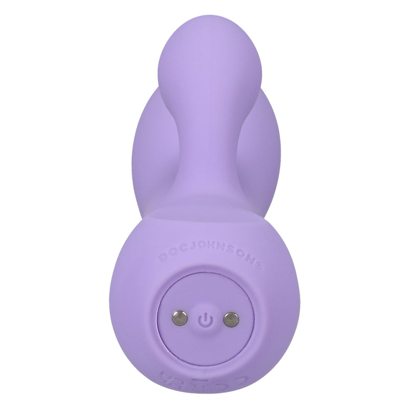 Ritual Aura G-Rabbit Vibrator in soft silicone finish, displayed upright