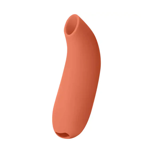 Dame Aer clitoral suction toy in matte silicone finish