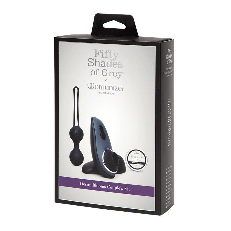 Fifty Shades of Grey Desire Bloom Kit with Womanizer Liberty, Kegel Balls, and Pleasure Balm – PurpleNight.ca