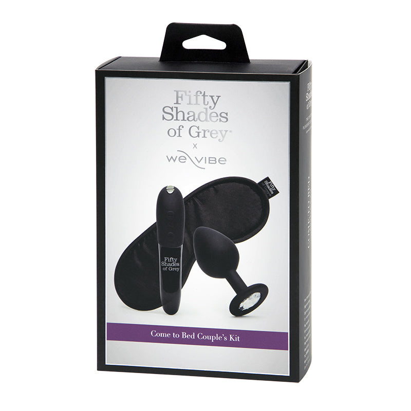 Fifty Shades of Grey Come To Bed Kit with We-Vibe Tango X, Silicone Plug & Blindfold – PurpleNight.ca
