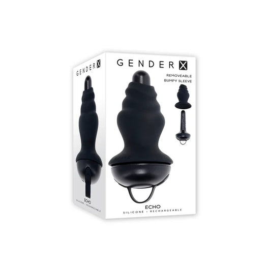 Gender-X Echo Vibrating Shaft with Removable Sleeve