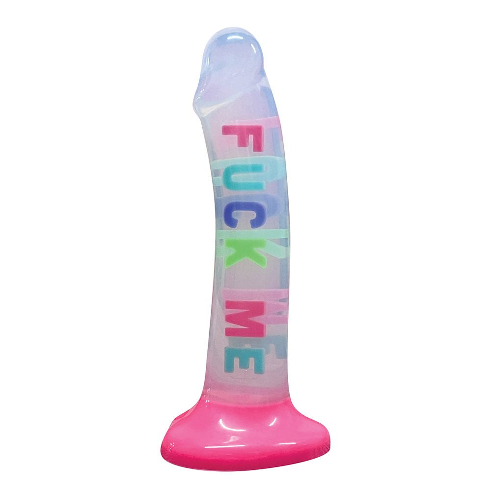 Hott Products Fuck Me 8″ Silicone Dildo with Suction Cup