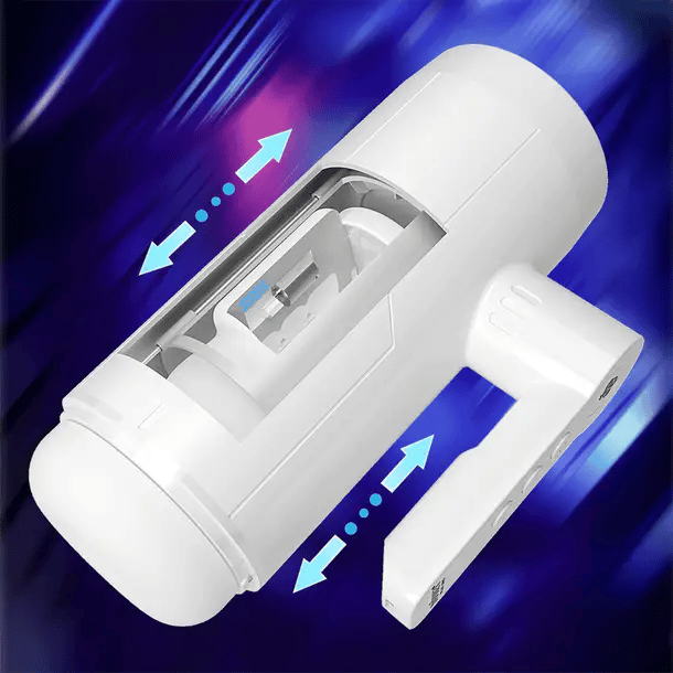 Honey Play Box Blanche Automatic Male Masturbator with thrusting and vibrating functions for advanced pleasure and stimulation