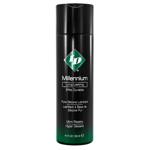 ID Millennium Silicone Lube – 1oz, 2.2oz, 4.4oz, 8.5oz, and 17oz ultra long-lasting personal lubricant bottles