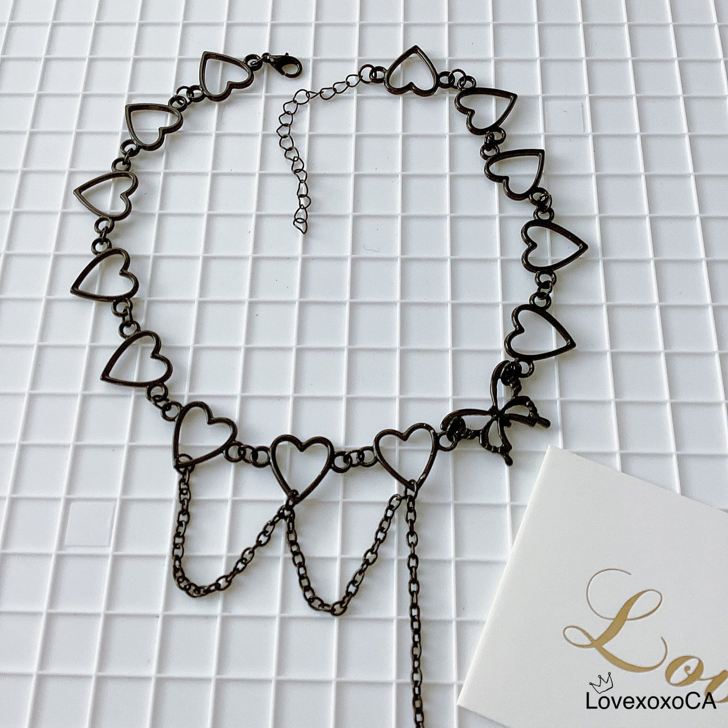 Black Heart Necklace