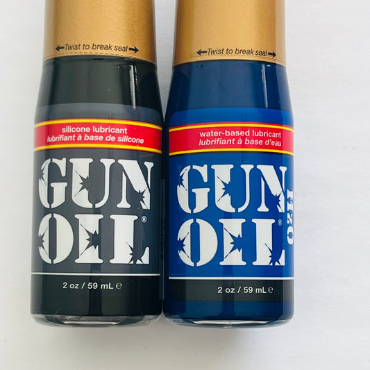 Empowered Gun Oil Lube 2-Pack – Silicone & Water-Based (2 x 2 oz)