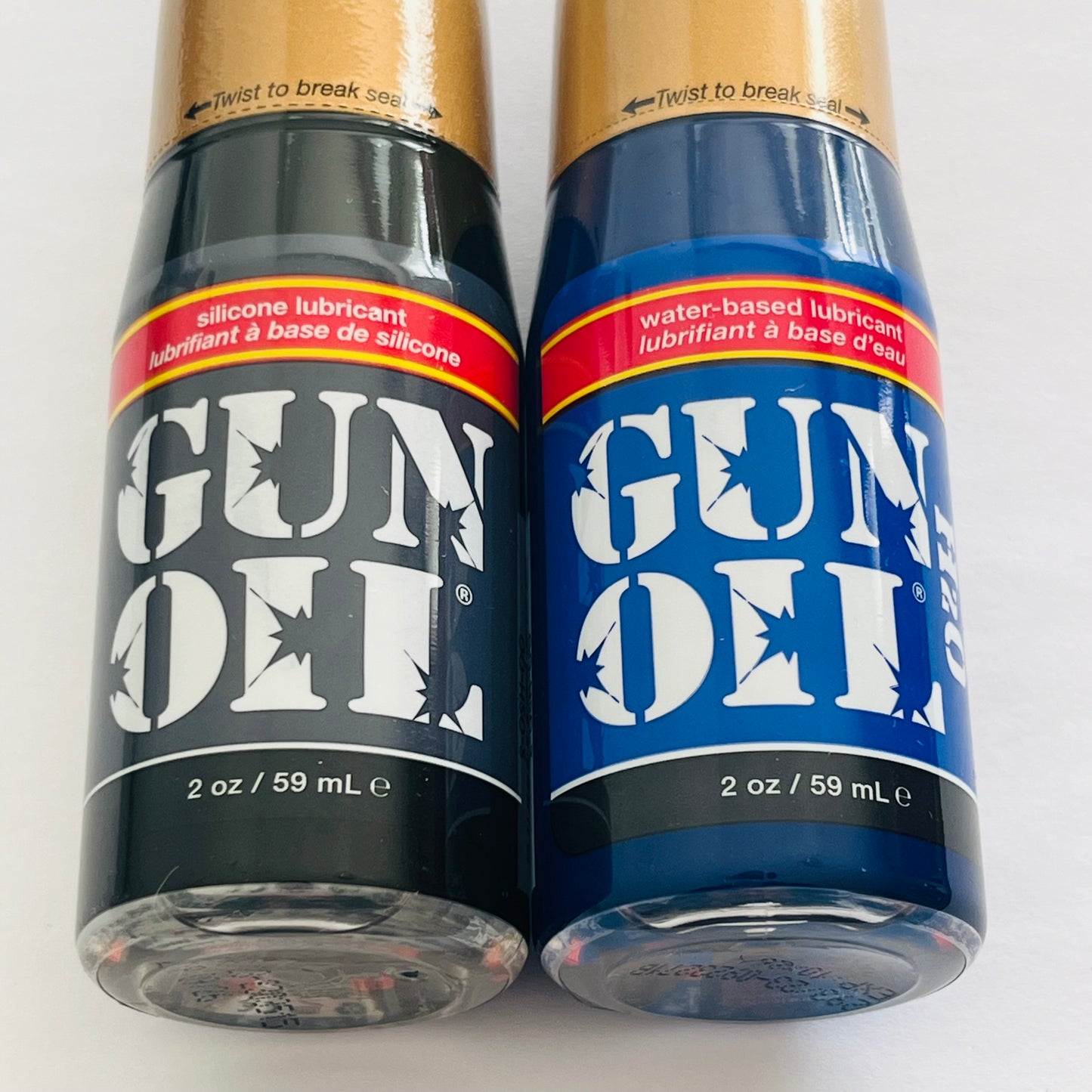 Empowered Gun Oil Lube 2-Pack – Silicone & Water-Based (2 x 2 oz)