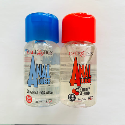 CalExotics Anal Lube 2-Pack – Original & Cherry Scented (2 x 6 oz)