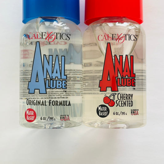 CalExotics Anal Lube 2-Pack – Original & Cherry Scented (2 x 6 oz)