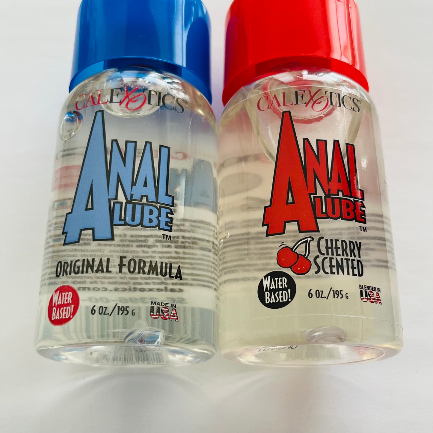 CalExotics Anal Lube 2-Pack – Original & Cherry Scented (2 x 6 oz)