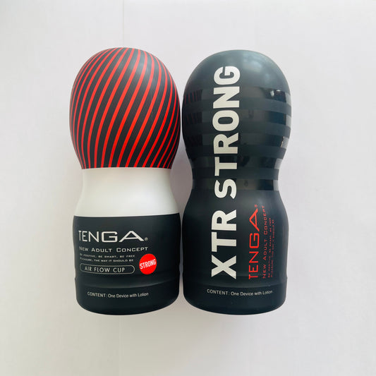 2pc Tenga Air Flow Cup Strong & Original Vacuum Cup Extra Strong