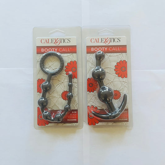 CalExotics Booty Call X-10 Beads & Booty Beads-Black