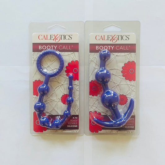 Bundle:CalExotics Booty Call X-10 Beads & Booty Beads-Purple
