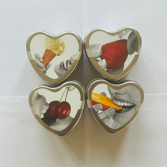 4-Pack Edible Massage Candle Set – Vanilla, Strawberry, Mango & Cherry