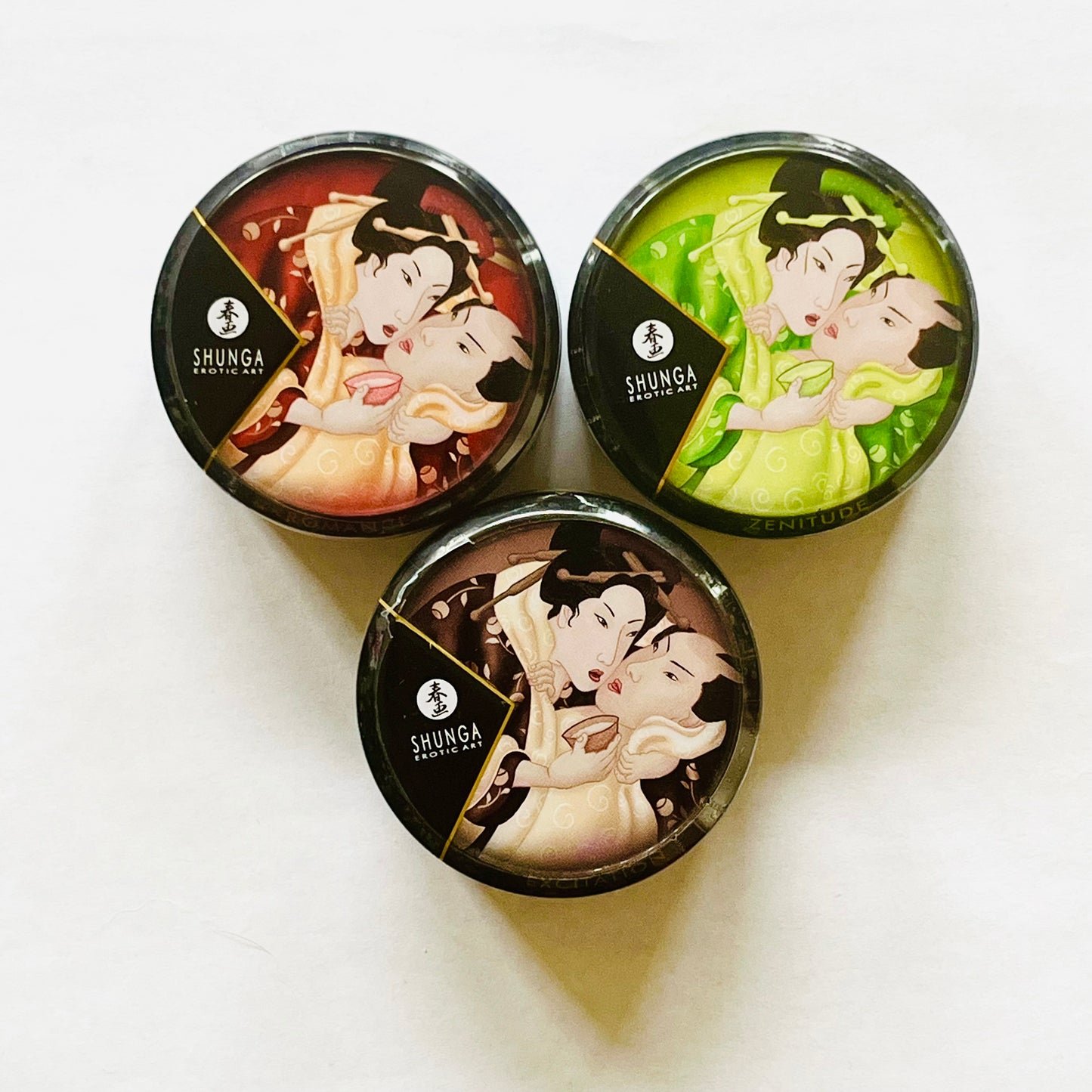 Bundle:3 pcs Shunga Massage Candle