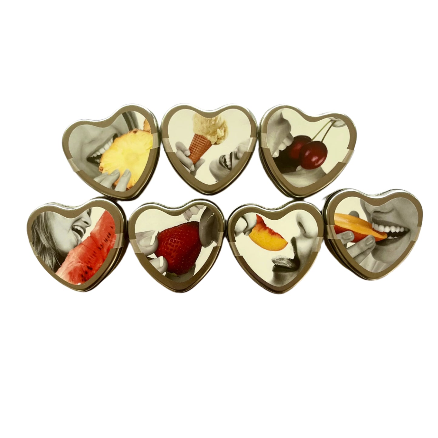 7-Pack Edible Massage Candle Set – Assorted Flavors by Earthly Body