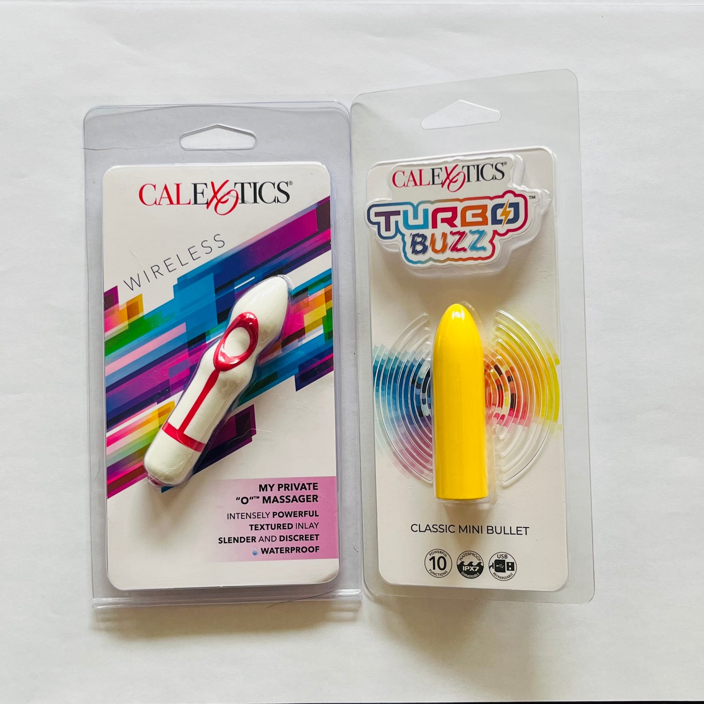 Bundle:CalExotics My Private O & Turbo Buzz Classic Mini Bullet Yellow