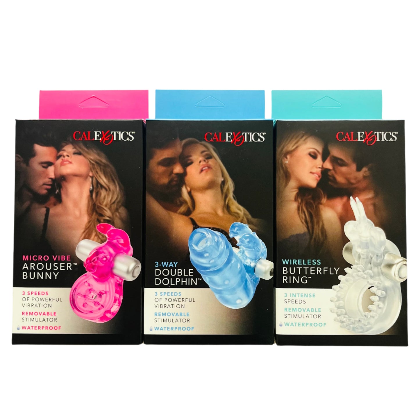 CalExotics Vibrating Ring Bundle – 3pc Set for Couples