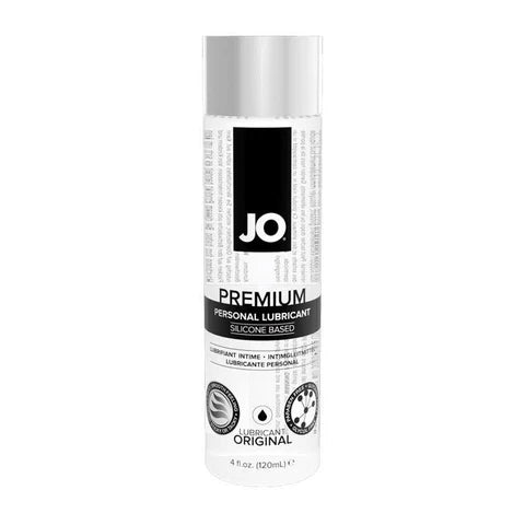 JO premium personal lubricant can on a white background