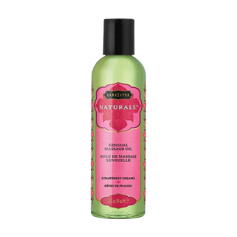 Kama Sutra Naturals Strawberry Dreams massage oil – 2oz bottle