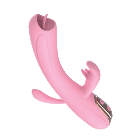 NassToys My Secret Flickering Tongue Vibrator – Triple Stimulation Design