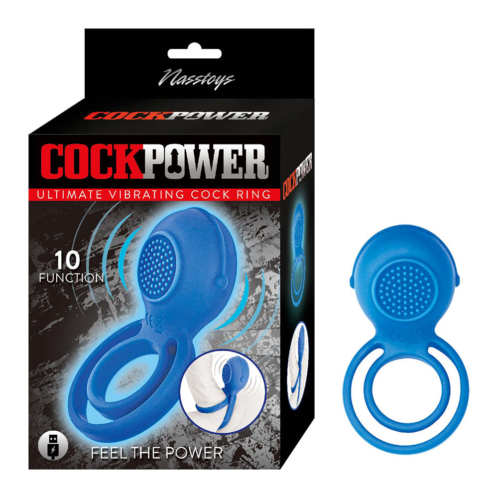Nasstoys Cock Power Ultimate Vibrating Cock Ring Blue