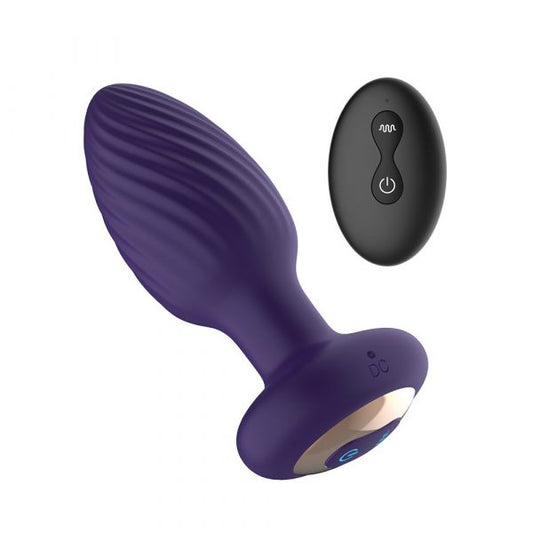 NassToys The Royale Rotating Anal Plug – Remote Vibrating Butt Plug