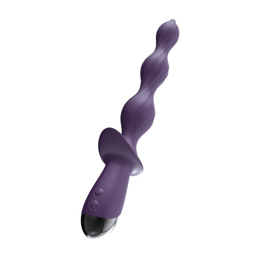 NassToys Ass-Sation Deep Dive Wand – Beaded Anal Vibrator