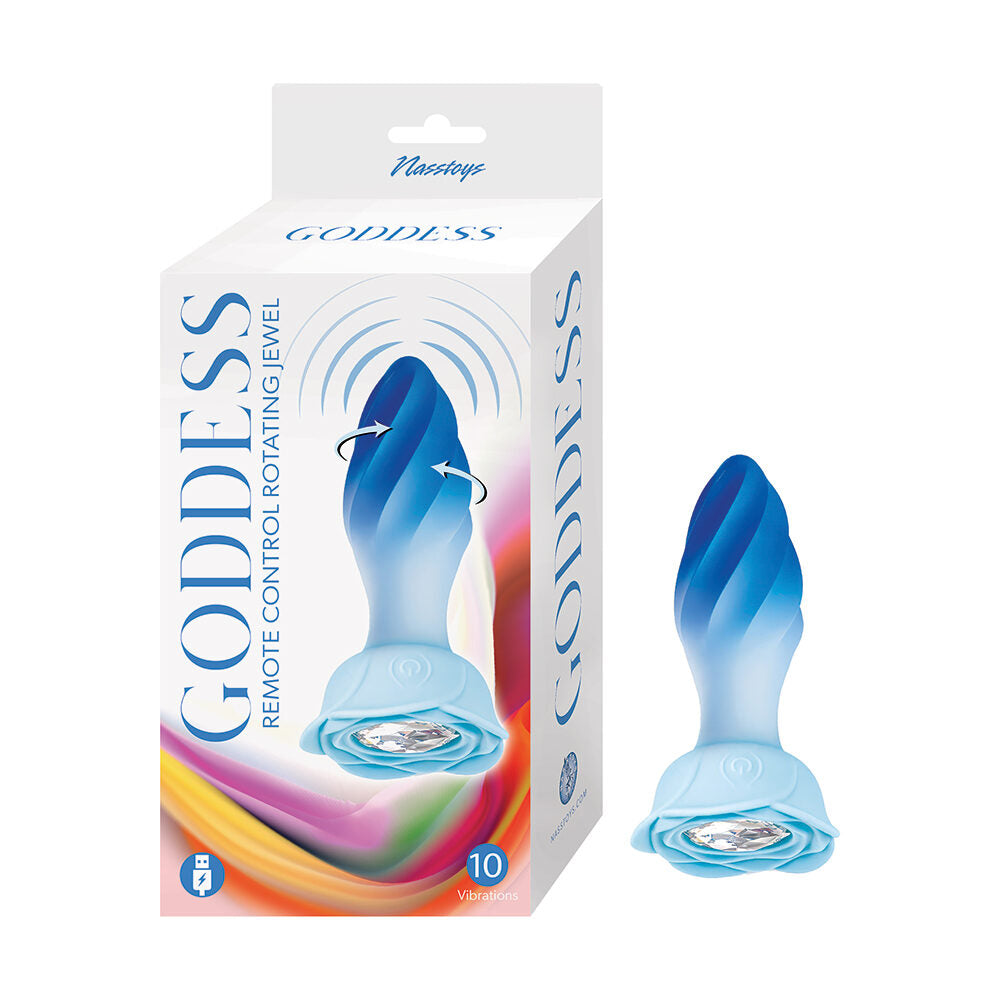 NassToys Goddess Remote Control Rotating Jewel Plug