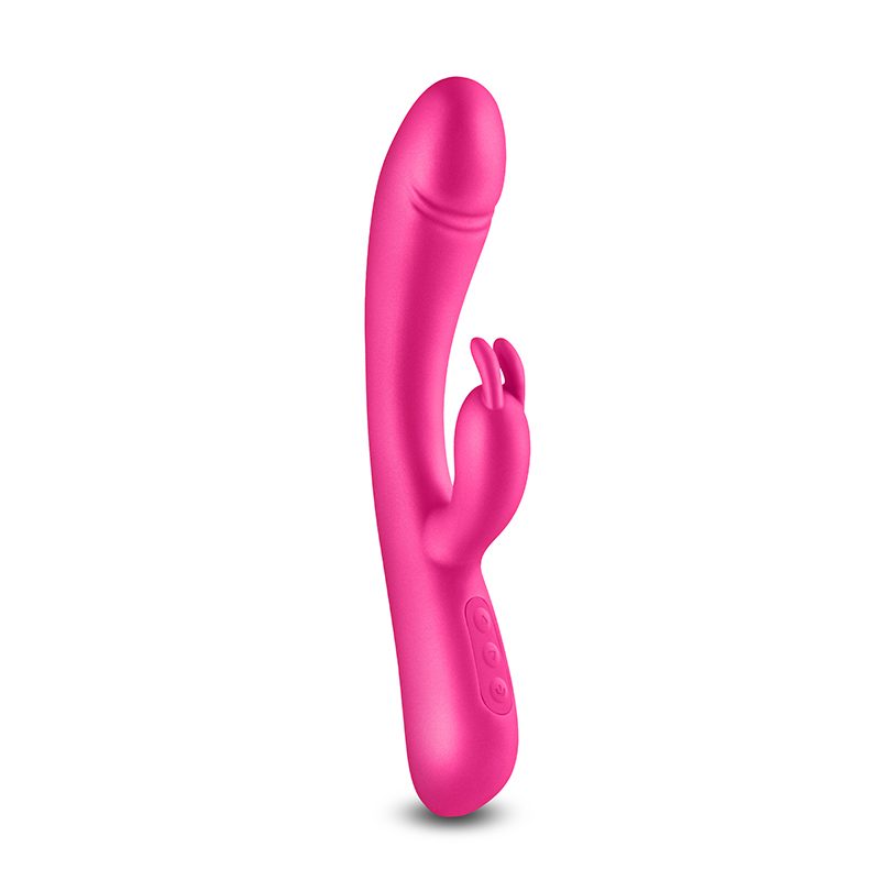 NS Royals Divine Vibrator – Metallic Pink Plush Silicone Rechargeable Luxury Vibrator
