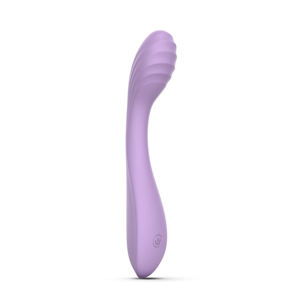 Flexible rechargeable vibrator made from silicone and ABS