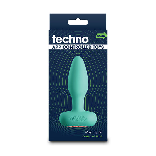 NS Novelties Techno Prism Butt Plug - Teal