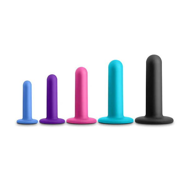 NS Novelties Colours Dilator Kit – 5 Vibrant Silicone Dilators in Assorted Sizes