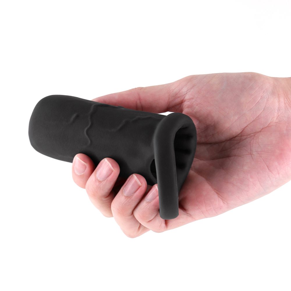 Liquid silicone sleeve with flexible design and snug ball-drop support