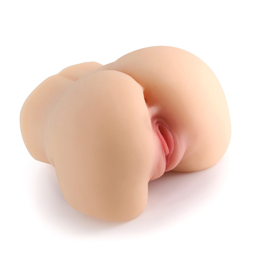 Silicone mold shaped like a female torso on a white background
