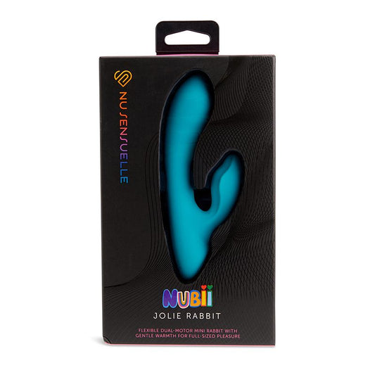 nü Sensuelle Nubii Jolie –  Mini Rabbit Vibrator - Pink / Blue