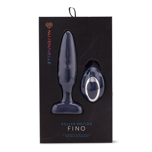 nü Sensuelle Fino Slim Plug – Rechargeable roller motion anal plug with remote control