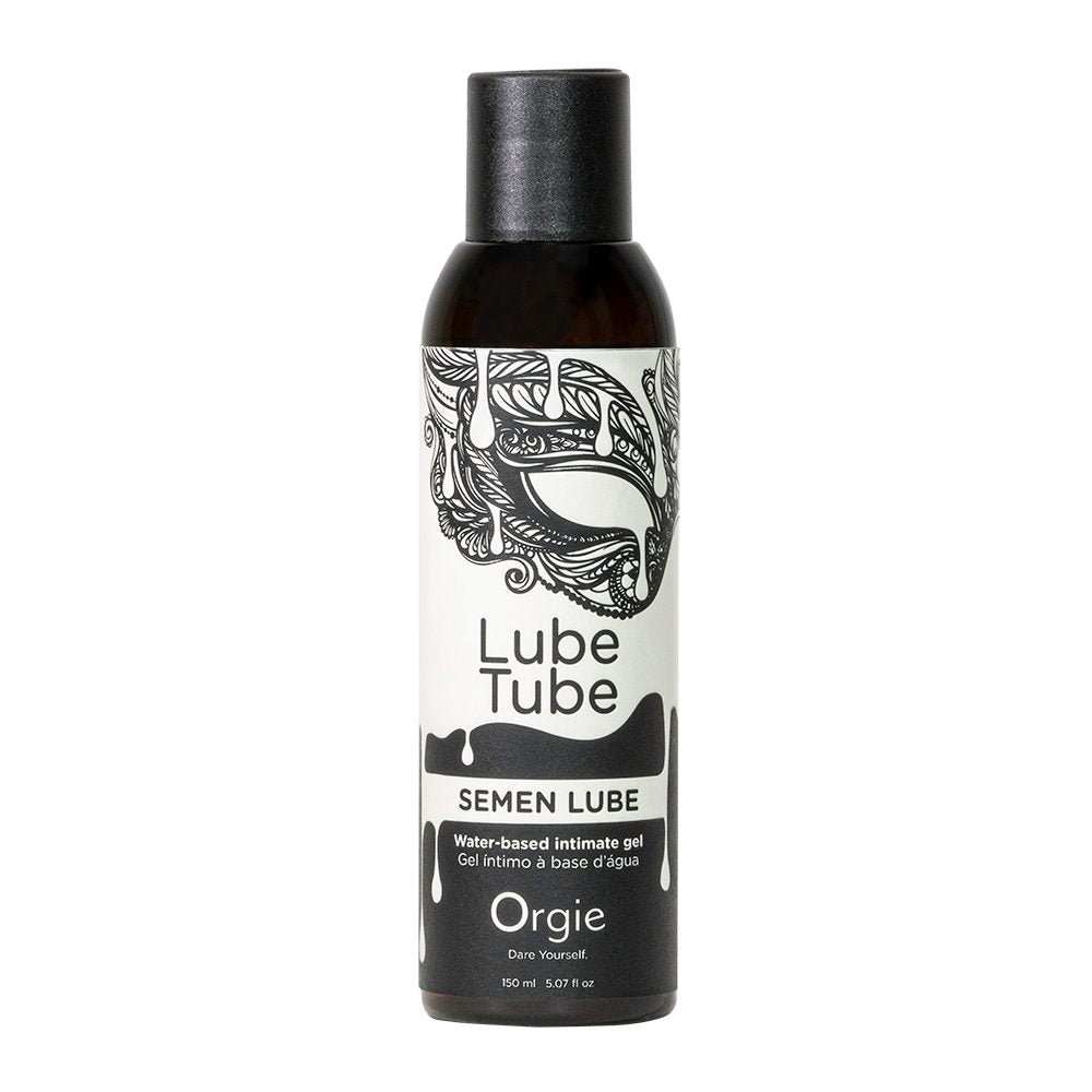 Orgie Lube Tube Semen Lube – White creamy water-based lubricant in tube