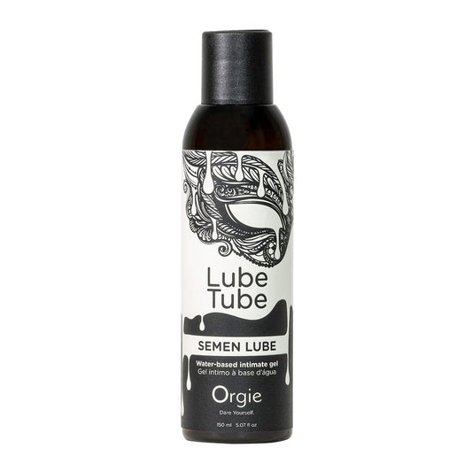 Orgie Lube Tube Semen Lube – White creamy water-based lubricant in tube