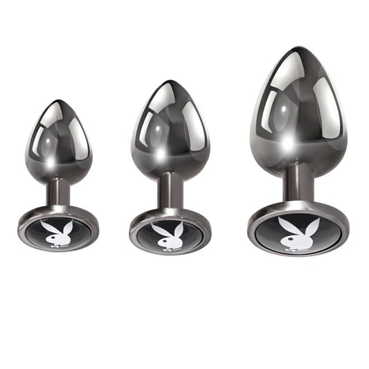 Playboy Pleasure 3 Ways Butt Plug Set