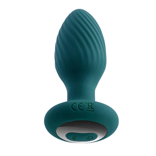 Playboy Spinning Tail Teaser Vibrating Butt Plug