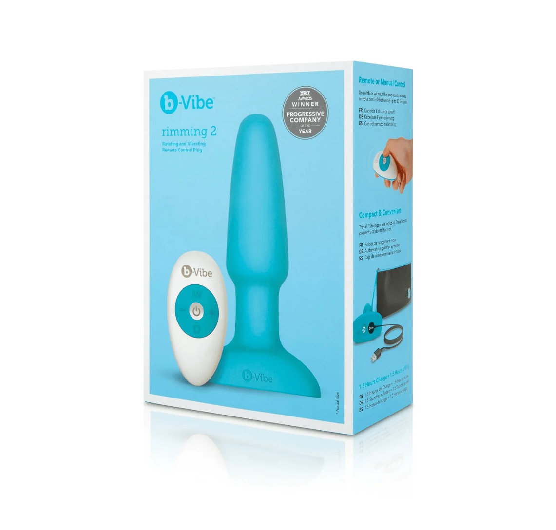 b-Vibe Rimming Plug 2 – Vibrating Anal Plug with Remote Control