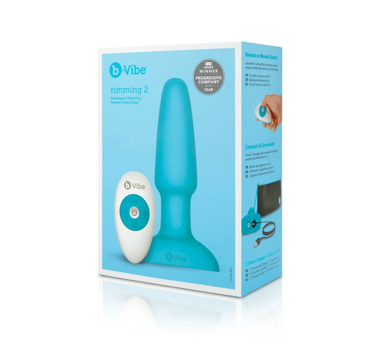 b-Vibe Rimming Plug 2 – Vibrating Anal Plug with Remote Control