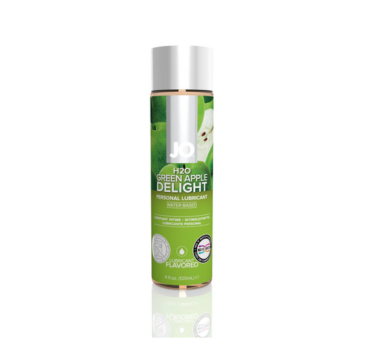 System JO H2O Green Apple Delight Flavored Lubricant - 1 oz /4 oz