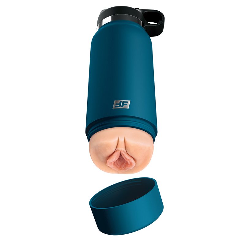 PDX Plus Fuck Flask Private Pleaser Blue Bottle Light