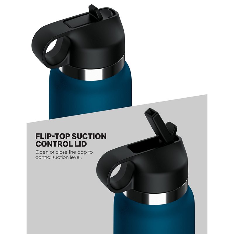 PDX Plus Fuck Flask Private Pleaser Blue Bottle Light