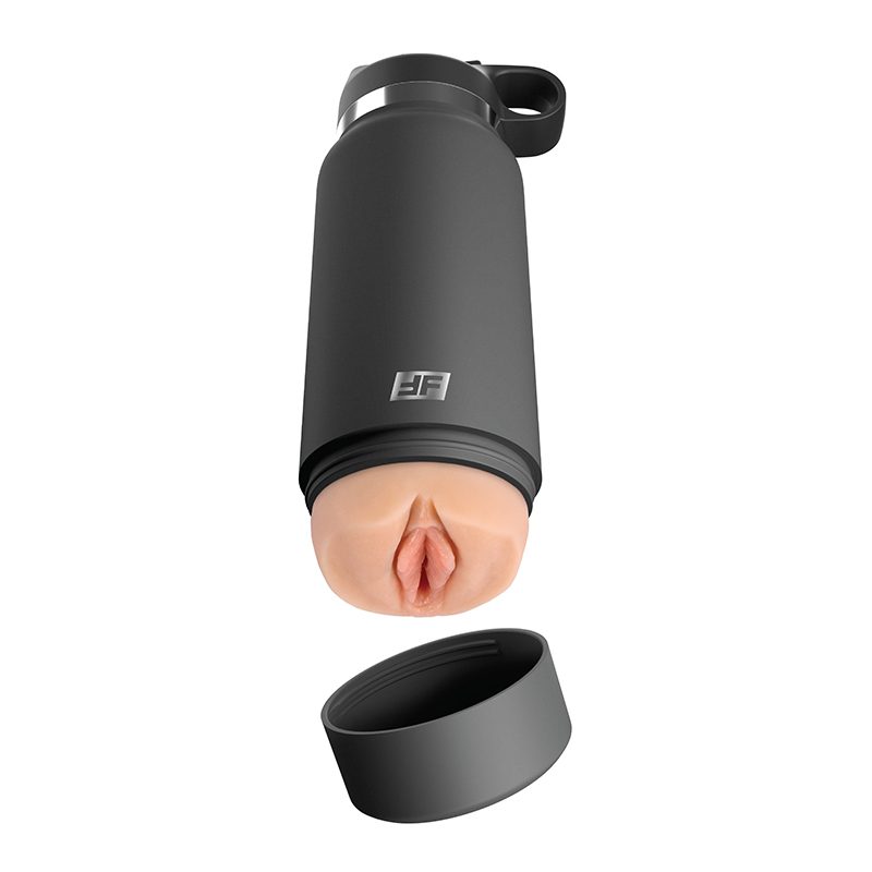 PDX Plus Fuck Flask Secret Delight – Discreet Water Bottle Masturbator with Realistic Vagina Sleeve