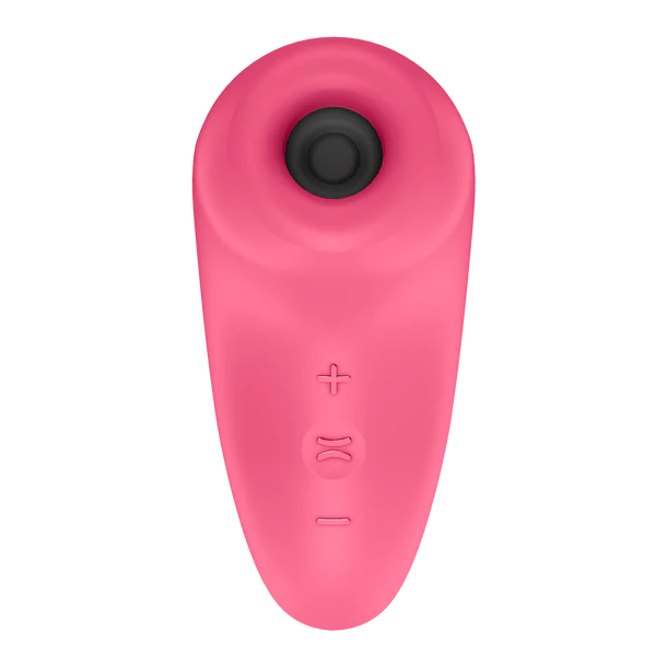Satisfyer Magnetic Deep Pulse suction vibrator with Air Pulse technology, waterproof and USB rechargeable