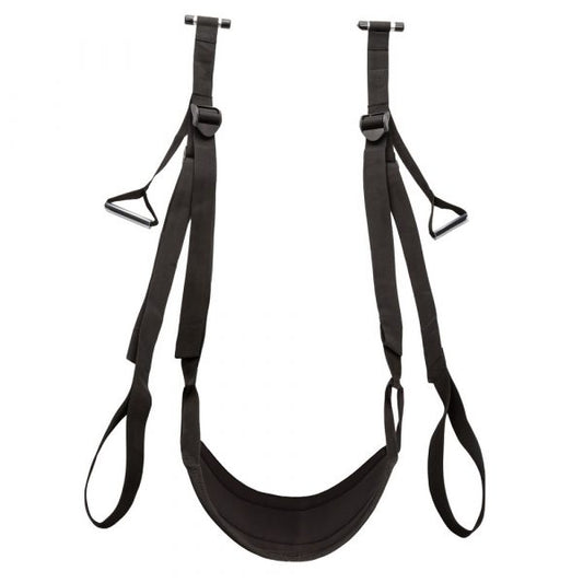 CalExotics Nocturnal Collection Sex Swing – Over-the-Door Adjustable Swing for Couples with Padded Seat and Foot Straps