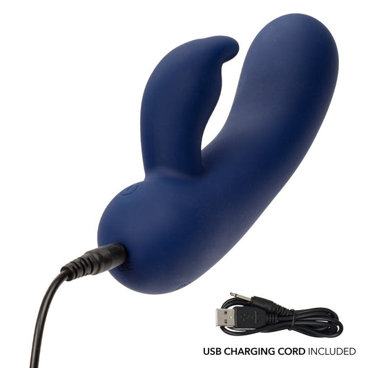 California Exotics Cashmere Silk Bunny – Dual-Motor Liquid Silicone Rabbit Vibrator